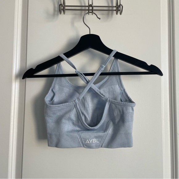 AYBL Motion Seamless Blue Sports Bra - Picture 2 of 2